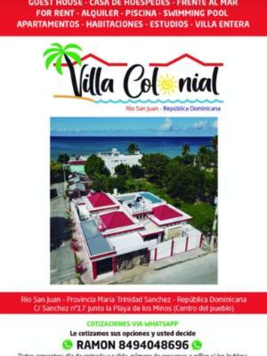 Villa Colonial Suite N 3 Familiar Рио-Сан-Хуан Экстерьер фото